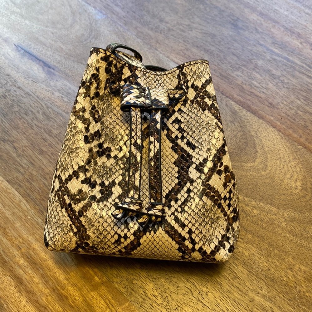 MNG Faux Snakeskin Beltbag.